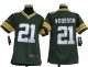 nike youth nfl green bay packers #21 woodson green cheap jerseys