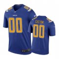 Los Angeles Chargers #00 Custom Nike color rush Royal Jersey