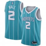 Men's Charlotte Hornets #2 Lamelo Ball Teal Swingman Jersey