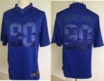 nike nfl new york giants #90 pierre-paul blue [drenched limited]