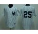 New York Yankees #25 Teixeira 2009 world series patchs white