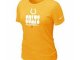 Women Indianapolis Colts Yellow T-Shirt