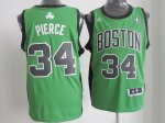 nba boston celtics #34 pierce green (black number)[revolution 30