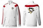 NHL jerseys Pittsburgh Penguins Zip Jackets White-2