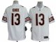 nike nfl chicago bears #13 knox white jerseys [game]