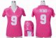 nike women nfl dallas cowboys #9 romo grey pink jerseys [draft h