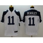 nike nfl dallas cowboys #11 cole beasley white thanksgiving limited jerseys