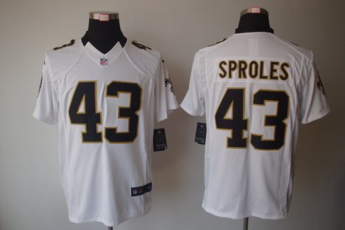 nike nfl new orleans saints #43 sproles white jerseys [nike limi