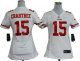 nike women nfl san francisco 49ers #15 crabtree white jersey