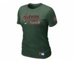 Women Houston Astros D.Green Nike Short Sleeve Practice T-Shirt