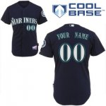 customize mlb seattle mariners jersey blue cool base baseball