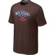nab new orleans pelicans big & tall primary logo brown T-Shirt