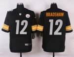 nike pittsburgh steelers #12 bradshaw black elite jerseys