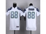 Youth Nike Seattle Seahawks #88 Jimmy Graham white jerseys
