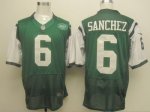 nike nfl new york jets #6 sanchez elite green jerseys