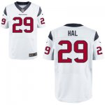 Men's Houston Texans #29 Andre Hal White Nike NFL Elite Jerseys