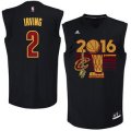 nba cleveland cavaliers #2 kyrie irving adidas black 2016 nba finals champions jerseys