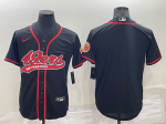 San Francisco 49ers Navy Fashion Baseball Jerseys