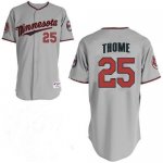 Baseball Jerseys minnesota twins #25 thome grey 2010