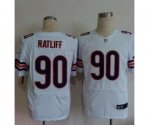 nike nfl chicago bears #90 ratliff elite white [ratliff]