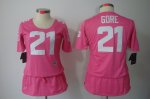 nike women nfl san francisco 49ers #21 gore pink [breast cancer