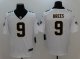 Men's NFL New Orleans Saints #9 Drew Brees Nike White Vapor Untouchable Limited Jersey
