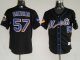 Baseball Jerseys new york mets #57 santana black(cool base)