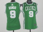women nba jerseys boston celtics #9 rondo green cheap jersey