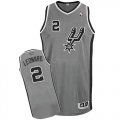 NBA Jersey San Antonio Spurs #2 Kawhi Leonard Grey Alternate Sti