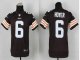 nike youth nfl cleveland browns #6 hoyer brown jerseys