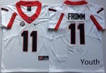 Youth Georgia Bulldogs White #11 FROMM