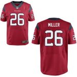 nike nfl houston texans #26 miller red elite jerseys