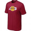 nba los angeles lakers big & tall primary logo red T-Shirt