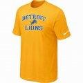 Detroit Lions T-shirts yellow
