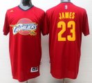 NBA Jersey Cleveland Cavaliers #23 LeBron James Red Short Sleeve