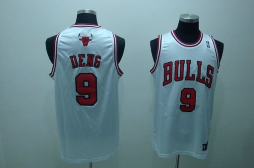 Basketball Jerseys chicago bulls #9 deng white