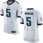 Men's Nike Philadelphia Eagles #5 Donovan Mcnabb Elite White Road NFL Jersey