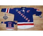 nhl new york rangers #11 messier blue [2014 stanley cup][patch C