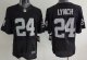 men nike oakland raiders #24 marshawn lynch black elite stitched NFL jerseys
