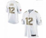 nike nfl indianapolis colts #12 luck white [nike USA]