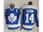 NHL Toronto Maple Leafs #14 Dave Keon Blue White CCM Throwback S