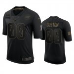Carolina Panthers Custom Black 2020 Salute to Service Limited Jersey