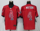Men NFL Houston Texans #4 Deshaun Watson Nike Red Drift Fashion Elite Jerseys