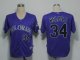 Baseball Jerseys colorado rockies #34 belisle purple(cool base)