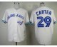 mlb toronto blue jays #29 carter white jerseys [1993]