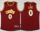 nba cleveland cavaliers #0 kevin love red cavs stitched jerseys