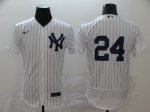 Men's New York Yankees #24 Gary Sanchez New White 2020 Baseball Jersey No Name
