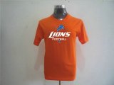 Detroit lions big & tall critical victory T-shirt orange