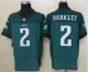 nike nfl philadelphia eagles #2 barkley elite green jerseys