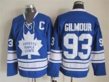 NHL Toronto Maple Leafs #93 Doug Gilmour blue Throwback Stitched